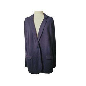 Philosophy Soft‎ Shell Blazer Size 2XL Navy Blue